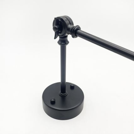 BRILAGI - IRONBEAM LED Adjustable Rod-Mounted Pendant 1xE27/60W/230V Black