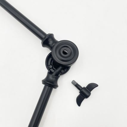 BRILAGI - IRONBEAM LED Adjustable Rod-Mounted Pendant 1xE27/60W/230V Black