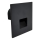 Brilagi - JACK LED Staircase Light, 3W/230V, 3000/4000/6500K, IP65, Black
