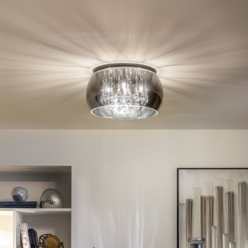 Brilagi - JEWEL LED Crystal Ceiling Light 5xG9/42W/230V Ø 40 cm