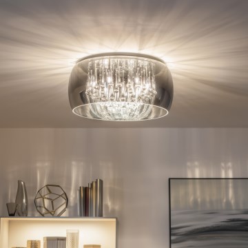 Brilagi - JEWEL LED Crystal Ceiling Light 6xG9/42W/230V Ø 50 cm