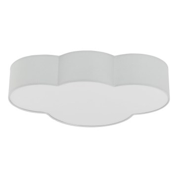Brilagi - Kids' ceiling light NIMBUS 4xE27/15W/230V gray