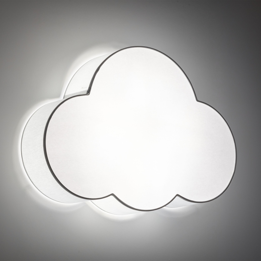 Brilagi - Kids' ceiling light NIMBUS 4xE27/15W/230V gray