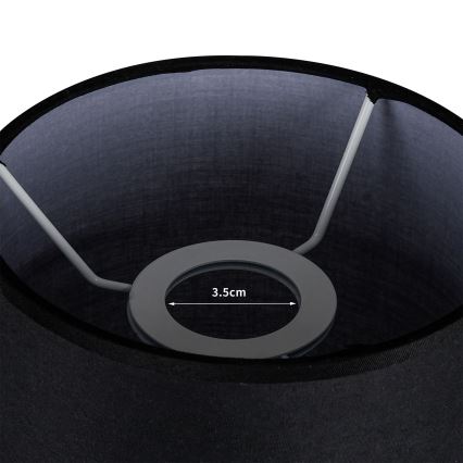 Brilagi - Lampshade for TABLON E27 table lamp, Ø 14 cm, black