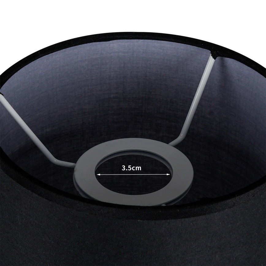 Brilagi - Lampshade for TABLON E27 table lamp, Ø 14 cm, black