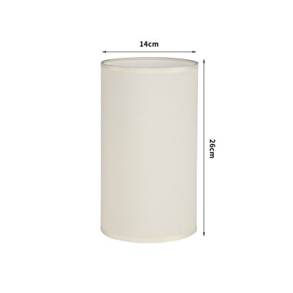 Brilagi - Lampshade for TABLON E27 Table Lamp, Ø 14 cm, Cream