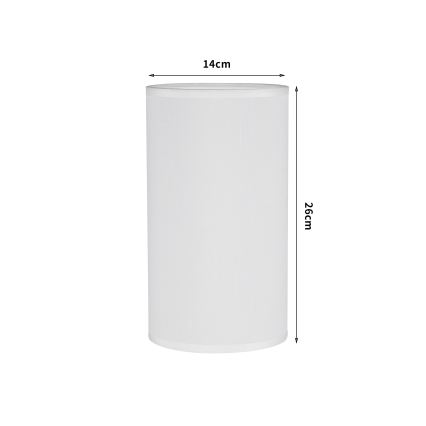 Brilagi - Lampshade for TABLON E27 Table Lamp, Ø 14 cm, White