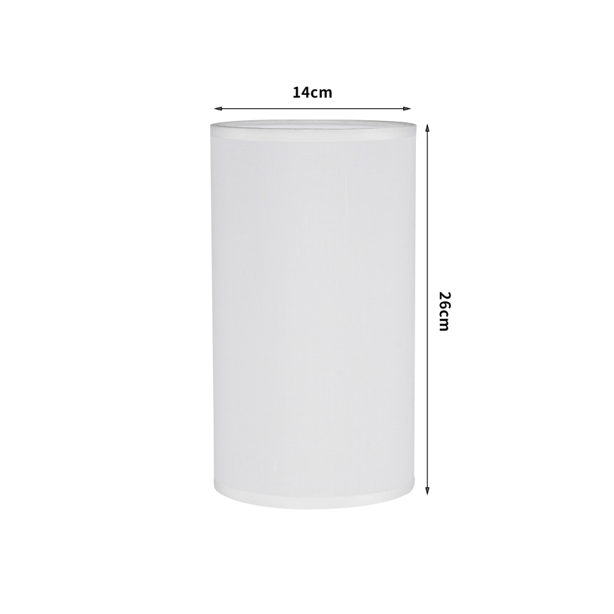 Brilagi - Lampshade for TABLON E27 Table Lamp, Ø 14 cm, White