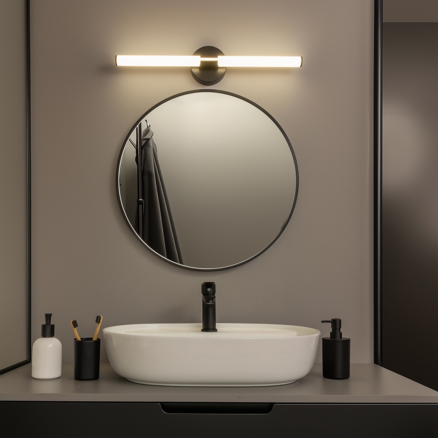 Brilagi - LARA LED Bathroom Mirror Light LED/10W/230V 60 cm IP44 Black