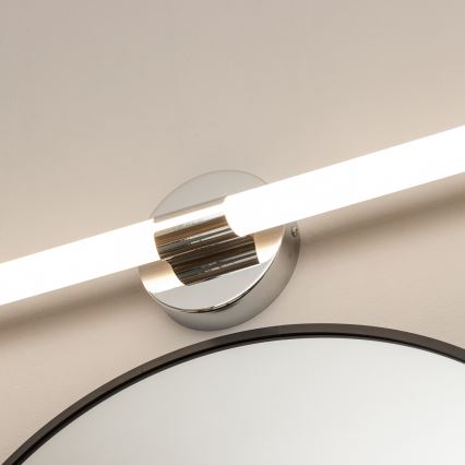 Brilagi - LARA LED Bathroom Mirror Light, 10W/230V, 60 cm, IP44, Polished Chrome