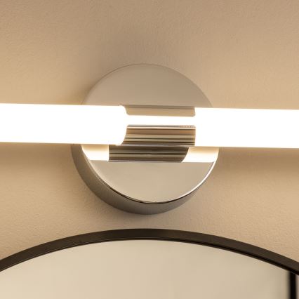Brilagi - LARA LED Bathroom Mirror Light, 10W/230V, 60 cm, IP44, Polished Chrome