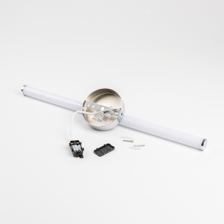 Brilagi - LARA LED Bathroom Mirror Light, 10W/230V, 60 cm, IP44, Polished Chrome
