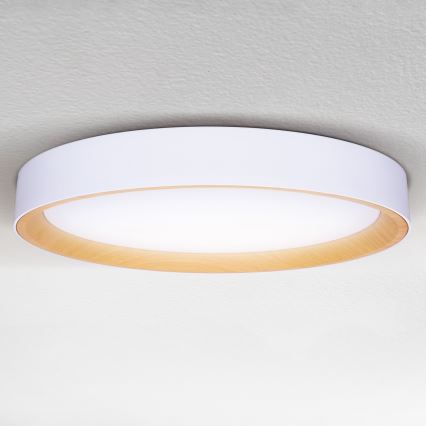 Brilagi - LED Dimmable Ceiling Light LARIOS LED/72W/230V, White, Ø 59 cm + Remote Control