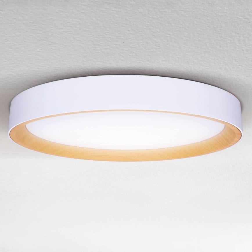 Brilagi - LED Dimmable Ceiling Light LARIOS LED/72W/230V, White, Ø 59 cm + Remote Control