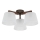 Brilagi - LATTE flush-mount ceiling light 3xE27/15W/230V pine/white