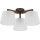 Brilagi - LATTE flush-mount ceiling light 3xE27/60W/230V pine/white
