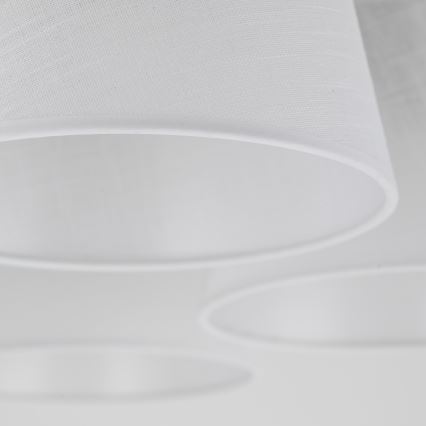 Brilagi - LATTE Flush-mount ceiling light 5xE27/15W/230V Pine/White