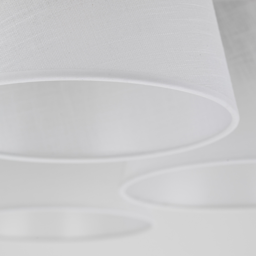 Brilagi - LATTE Flush-mount ceiling light 5xE27/15W/230V Pine/White