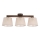 Brilagi - LATTE Flush-Mount Chandelier 3xE27/15W/230V Pine/Beige