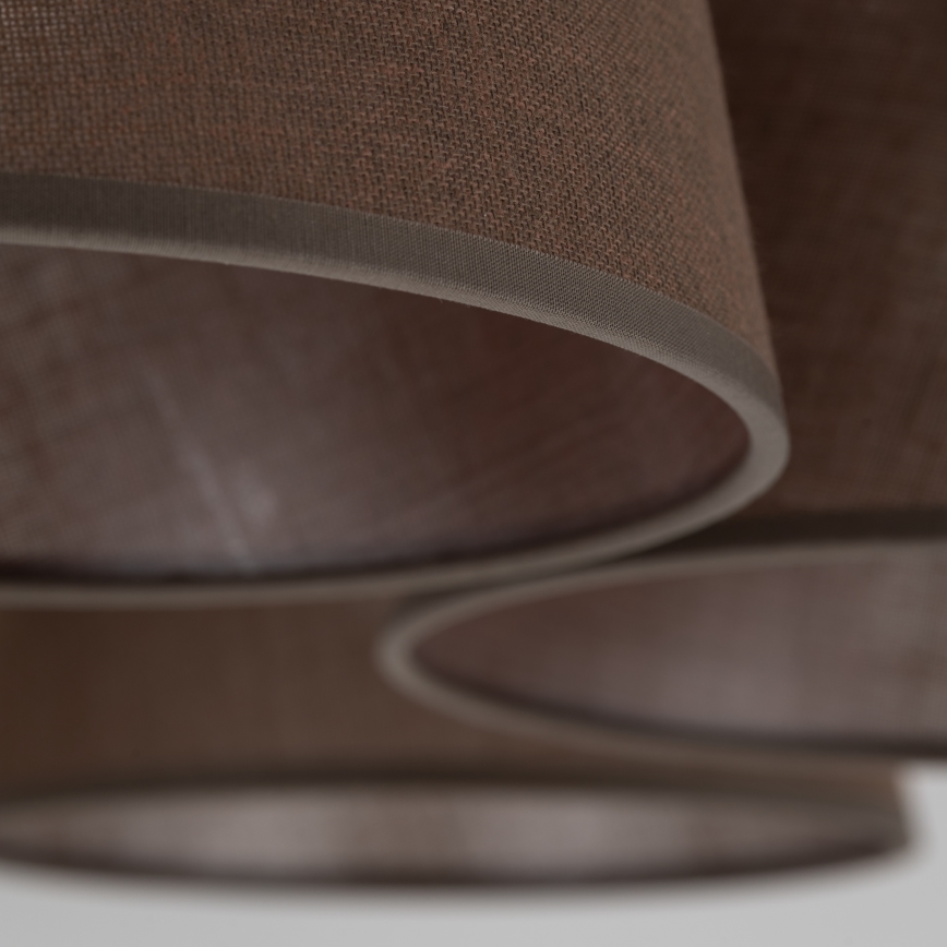 Brilagi - LATTE Flush-mount Chandelier 5xE27/15W/230V Pine/Brown