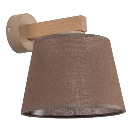 BRILAGI - LATTE SABIA LED Wall Light 1xE27/15W/230V Pine/Brown