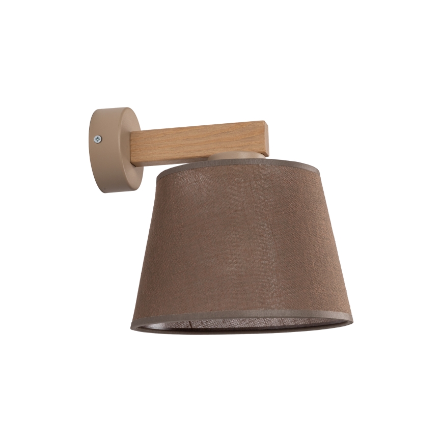 BRILAGI - LATTE SABIA LED Wall Light 1xE27/15W/230V Pine/Brown