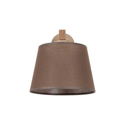 BRILAGI - LATTE SABIA LED Wall Light 1xE27/15W/230V Pine/Brown