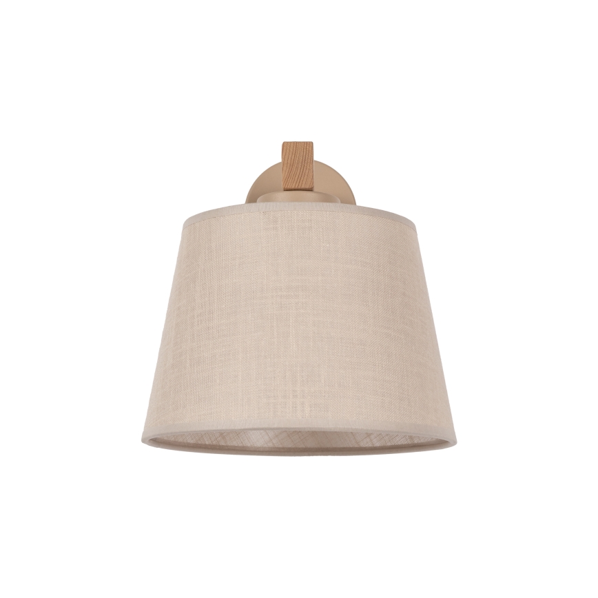 Brilagi - LATTE SABIA Wall Lamp 1x E27/15W/230V Pine/Beige