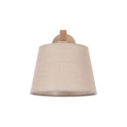 Brilagi - LATTE SABIA Wall Lamp 1x E27/60W/230V Pine/Beige