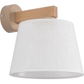 Brilagi - LATTE SABIA Wall Lamp 1x E27/60W/230V Pine/White