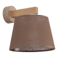 Brilagi - LATTE SABIA Wall lamp 1xE27/15W/230V Pine/Brown