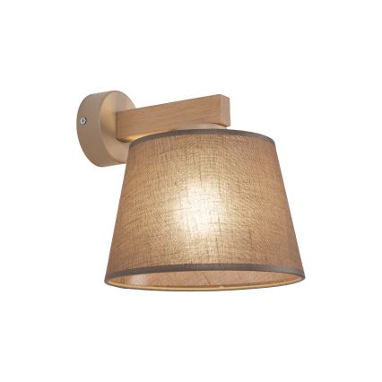 Brilagi - LATTE SABIA Wall lamp 1xE27/60W/230V Pine/Brown
