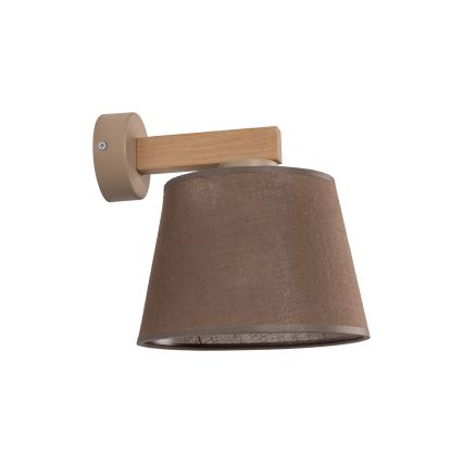Brilagi - LATTE SABIA Wall lamp 1xE27/60W/230V Pine/Brown