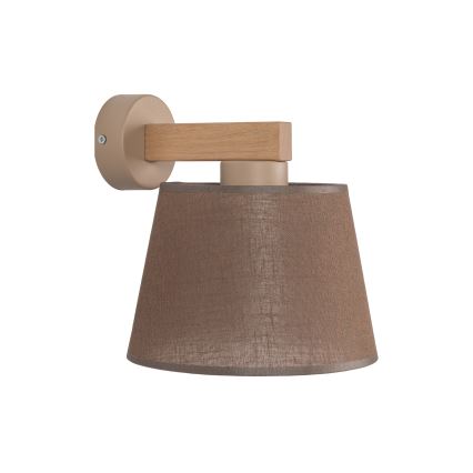 Brilagi - LATTE SABIA Wall lamp 1xE27/60W/230V Pine/Brown