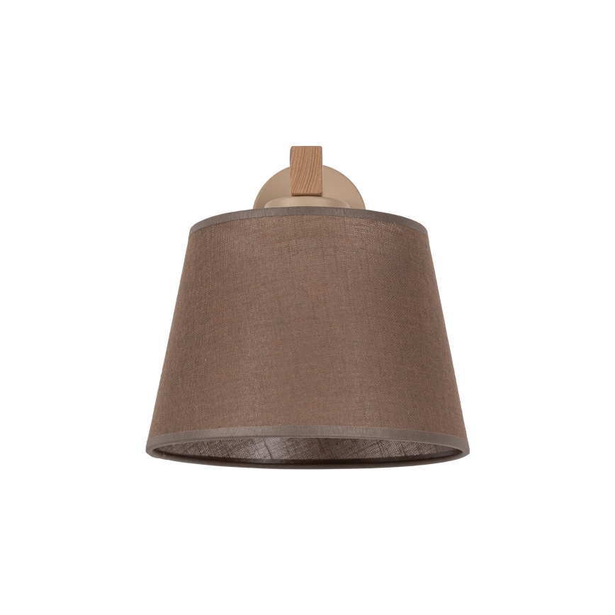 Brilagi - LATTE SABIA Wall lamp 1xE27/60W/230V Pine/Brown