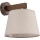 Brilagi - LATTE Wall Lamp 1xE27/60W/230V Pine/Beige