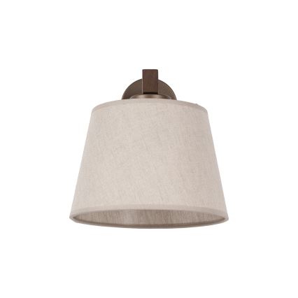 Brilagi - LATTE Wall Lamp 1xE27/60W/230V Pine/Beige