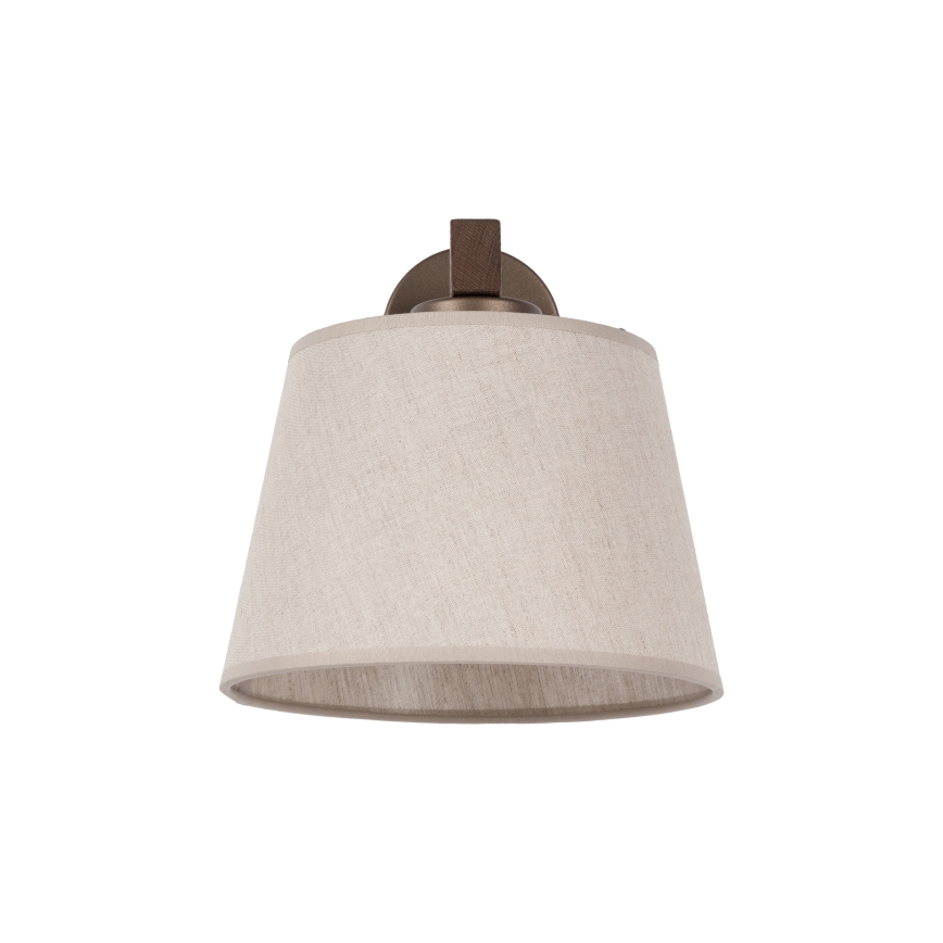 Brilagi - LATTE Wall Lamp 1xE27/60W/230V Pine/Beige