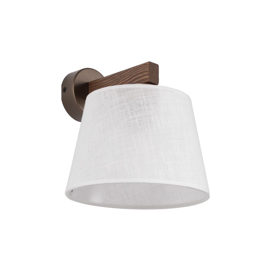 Brilagi - LATTE Wall Lamp 1xE27/60W/230V Pine/White