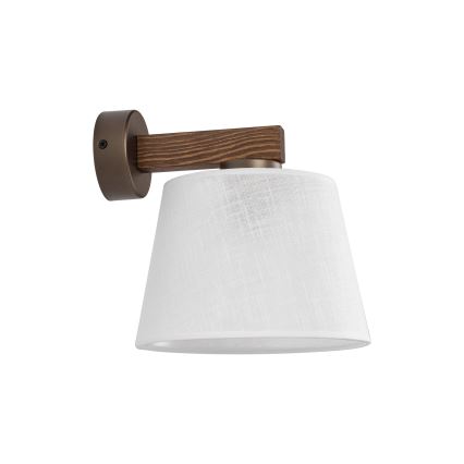 Brilagi - LATTE Wall Lamp 1xE27/60W/230V Pine/White