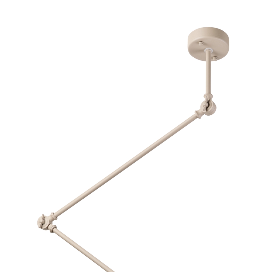 BRILAGI - LED Adjustable Rod-Mounted Pendant IRONBEAM 1xE27/60W/230V beige