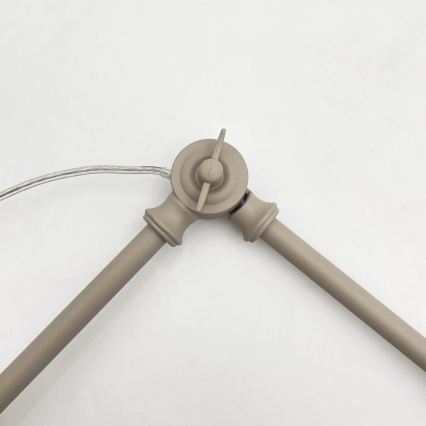 BRILAGI - LED Adjustable Rod-Mounted Pendant IRONBEAM 1xE27/60W/230V beige