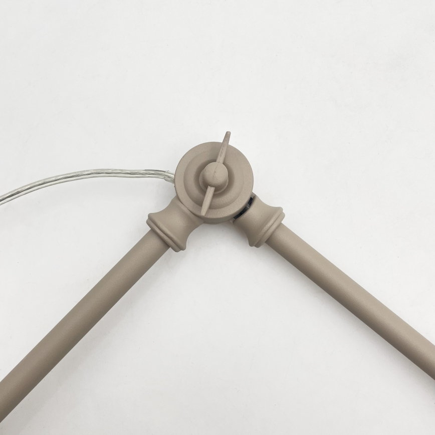 BRILAGI - LED Adjustable Rod-Mounted Pendant IRONBEAM 1xE27/60W/230V beige