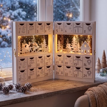 BRILAGI - LED Advent Calendar LED/2xAA