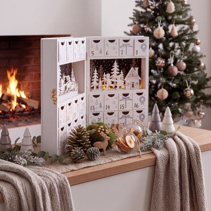 BRILAGI - LED Advent Calendar LED/2xAA