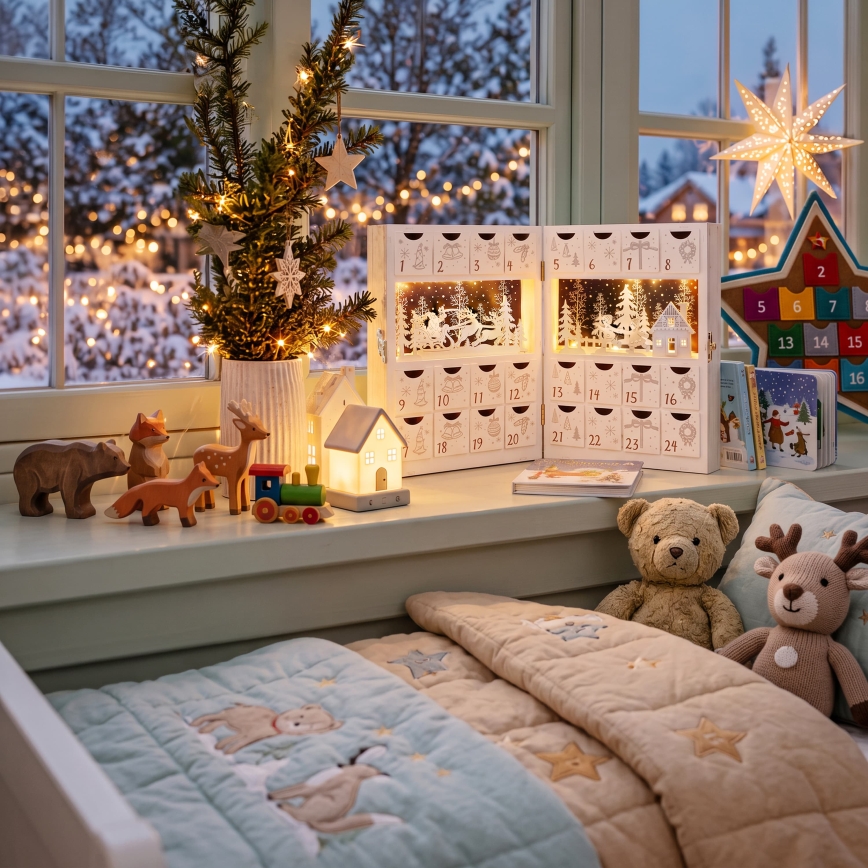 BRILAGI - LED Advent Calendar LED/2xAA