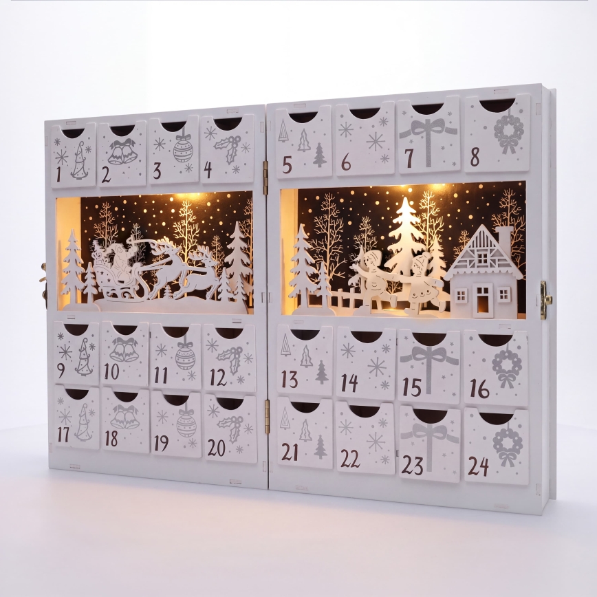 BRILAGI - LED Advent Calendar LED/2xAA