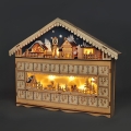 Brilagi - LED Advent calendar LED/2xAA wood