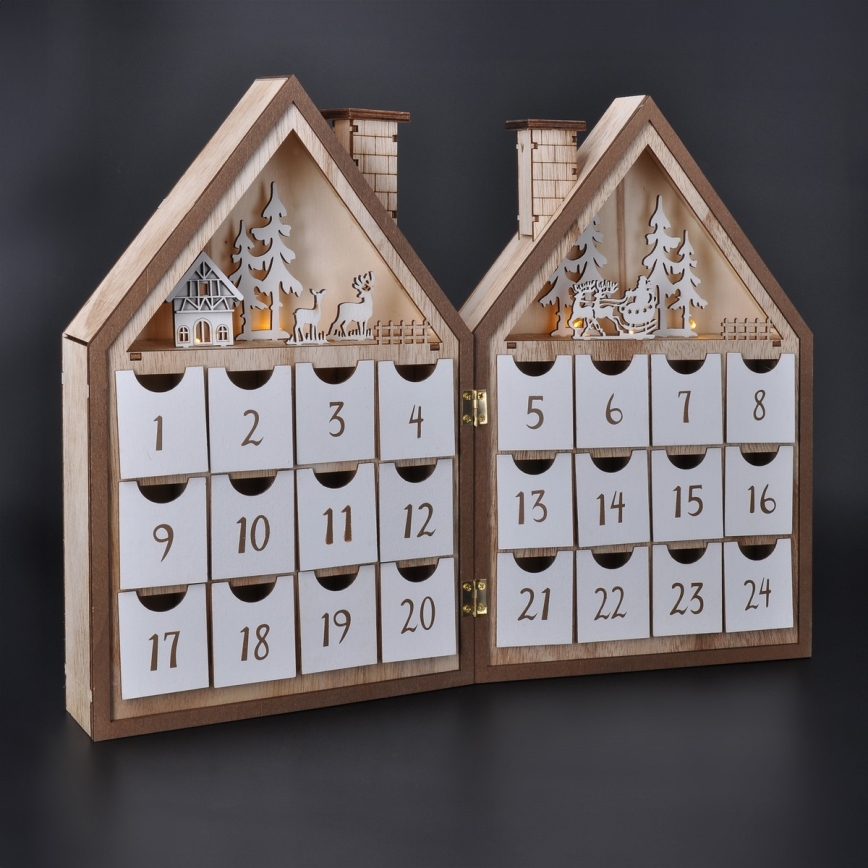 BRILAGI - LED Advent calendar LED/2xAAA
