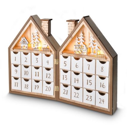 BRILAGI - LED Advent calendar LED/2xAAA